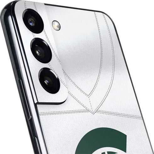 Michigan State University White Jersey Galaxy S22 Skin